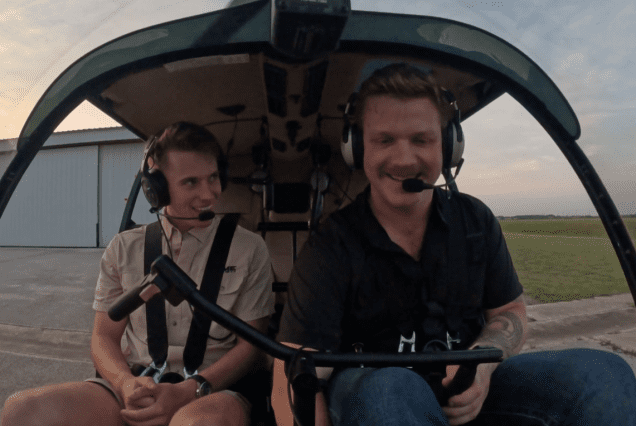 Helicopter Flight Instruction in Austin student and instructor, Luke - Austin Heli Tours